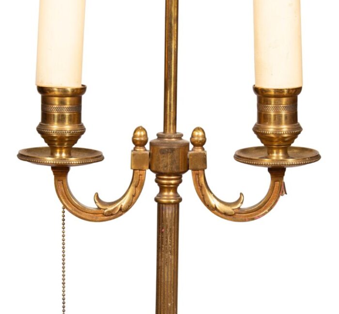 louis xvi style mahogany floor lamp 3310