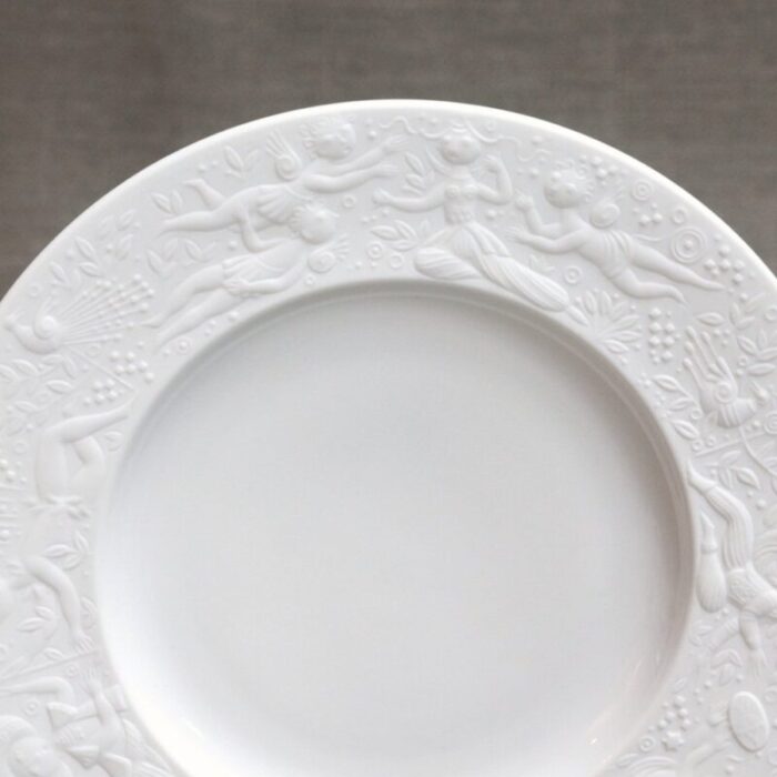 magic flute white bread plates by bjorn wiinblad for rosenthal set of 4 4