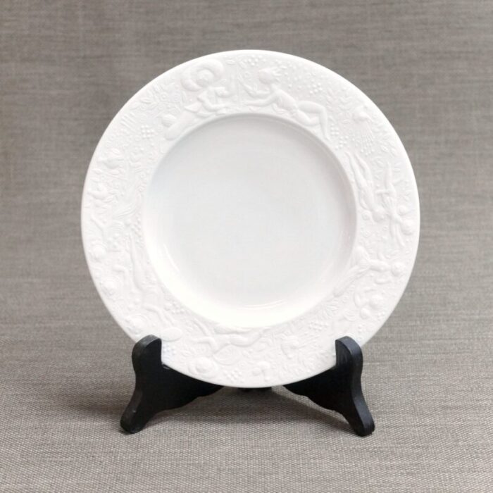 magic flute white bread plates by bjorn wiinblad for rosenthal set of 4 5