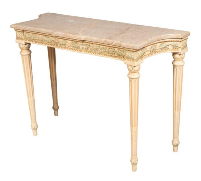 maison jansen painted console tables a pair 7934