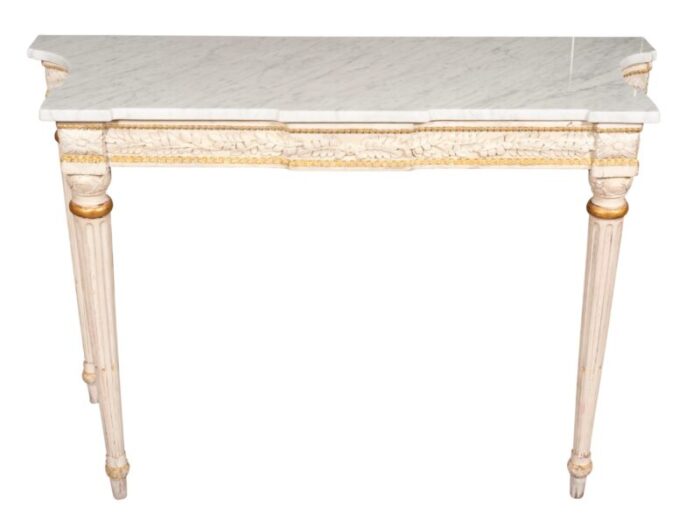 maison jansen painted console tables from the waldorf towers a pair 6423