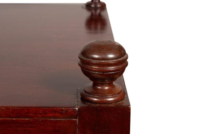 matched regency style mahogany end tables a pair 6935