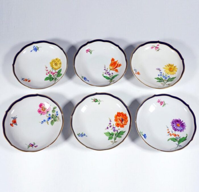 meissen coffee dessert set 1950s set of 21 8