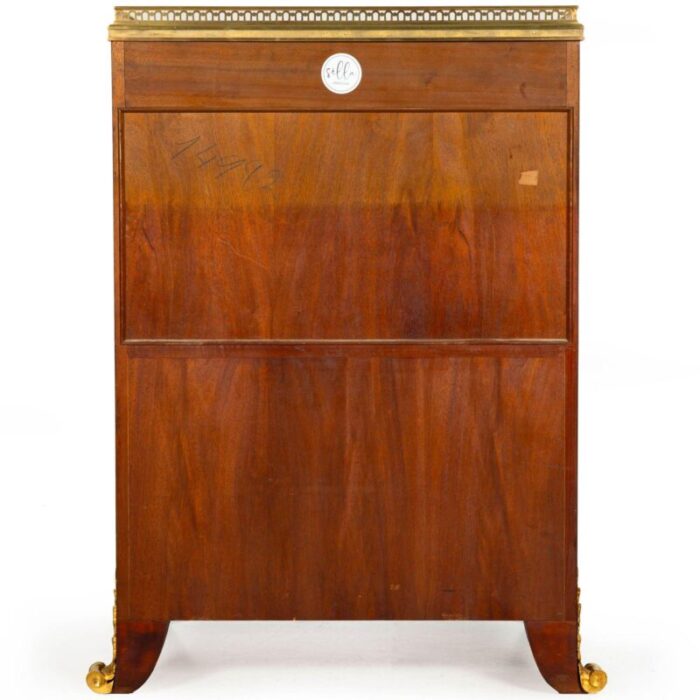 mercier freres french bronze mahogany bedside cabinet chest 0041