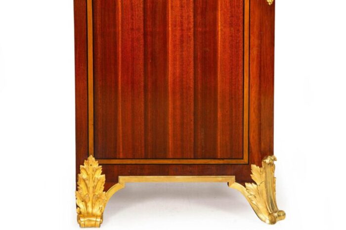 mercier freres french bronze mahogany bedside cabinet chest 1103