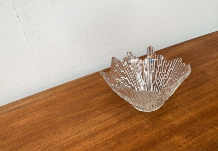 mid center finnish revontulet glass bowl by tauno wirkkala for humppila 6