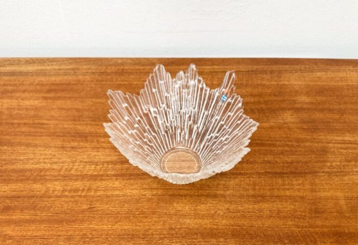 mid center finnish revontulet glass bowl by tauno wirkkala for humppila 7