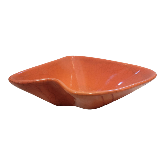 mid century abstract ceramic bowl 2258