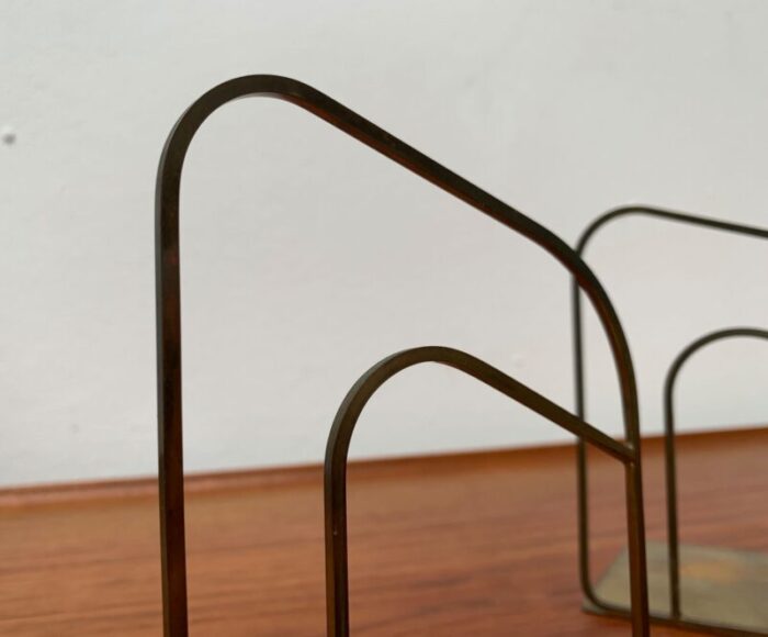 mid century art deco brass bookends set of 2 10