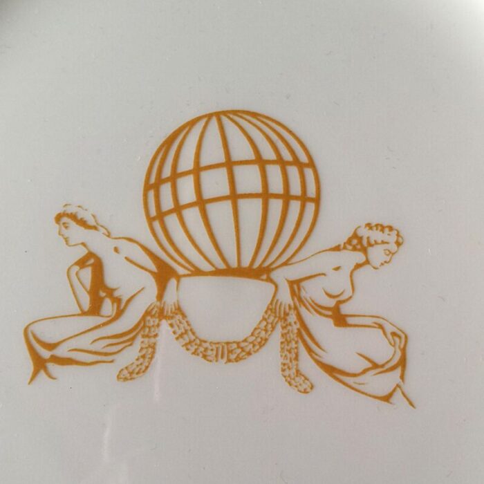 mid century atlantic hotel kempinski wall plate from porzellanfabrik schoenwald 1983 4