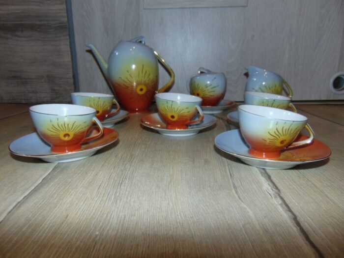 mid century coffee service from brenner schmidt 1950s set of 15 1