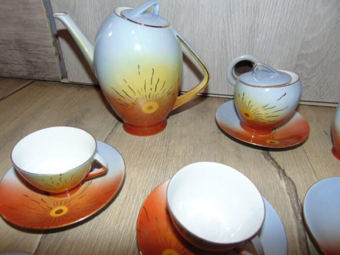 mid century coffee service from brenner schmidt 1950s set of 15 6