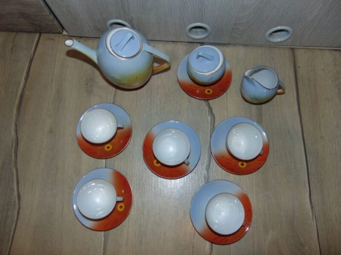 mid century coffee service from brenner schmidt 1950s set of 15 7