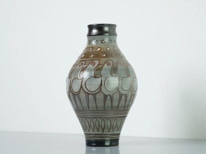 mid century danish ceramic vase 1960s 7