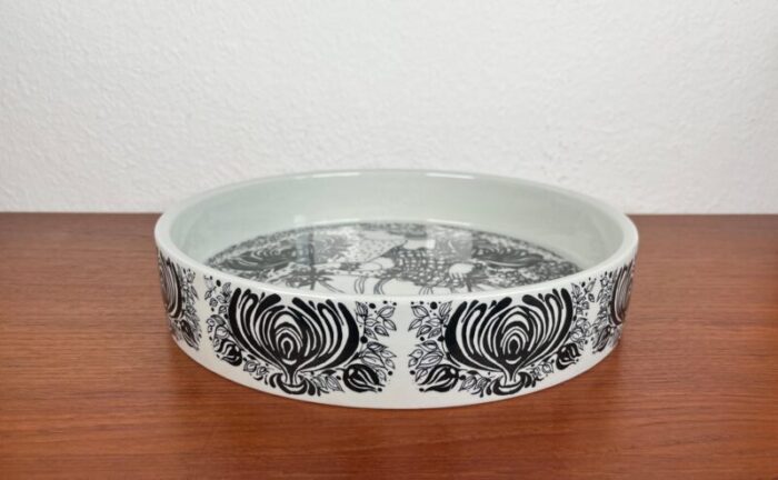 mid century danish flora bowl by bjorn wiinblad for nymolle denmark 1960s 1