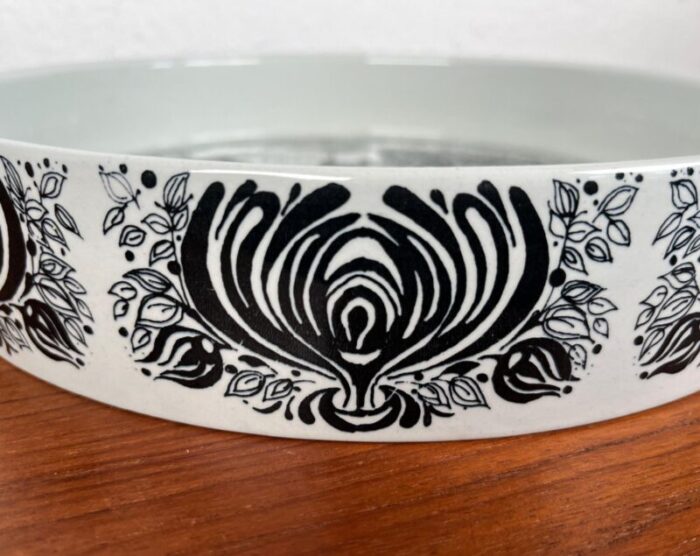 mid century danish flora bowl by bjorn wiinblad for nymolle denmark 1960s 4