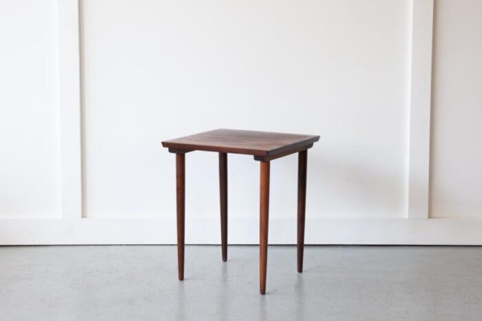 mid century danish rosewood side table 1960s 1228