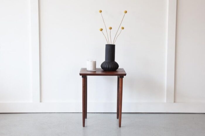 mid century danish rosewood side table 1960s 5466