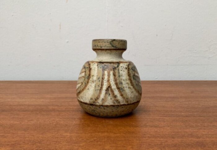 mid century danish studio pottery vase from soholm 1960s 12