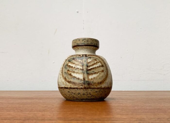 mid century danish studio pottery vase from soholm 1960s 2