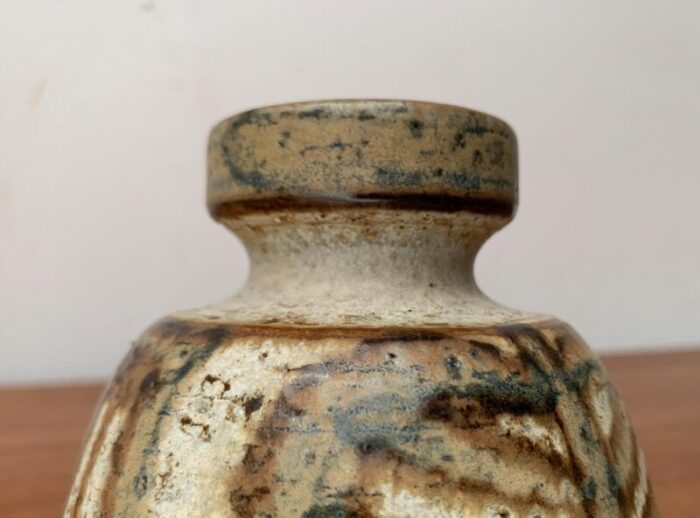 mid century danish studio pottery vase from soholm 1960s 5