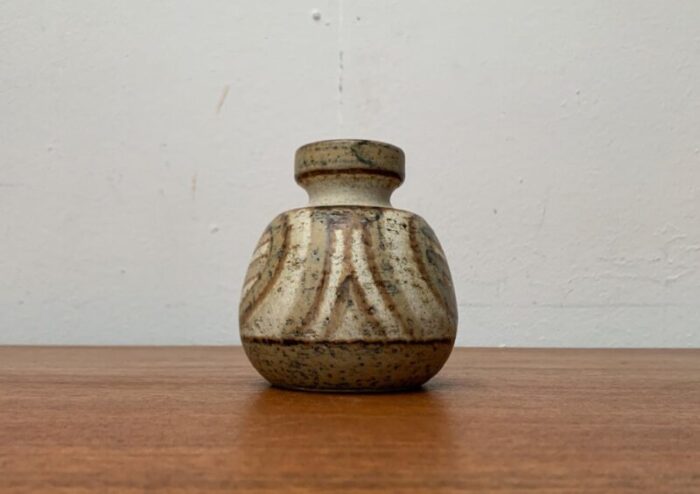 mid century danish studio pottery vase from soholm 1960s 7