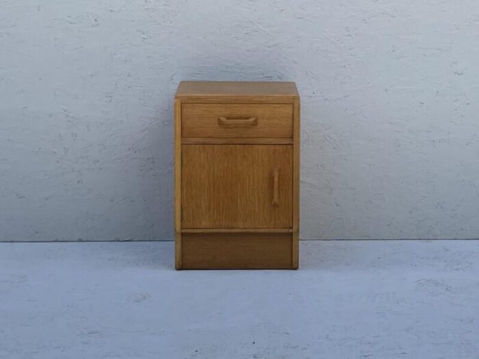 mid century danish style bedside cabinet in oak from g plan 1022