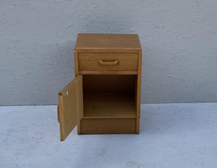 mid century danish style bedside cabinet in oak from g plan 6477