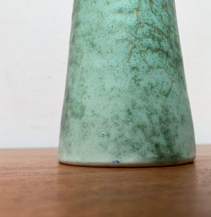 mid century east german gdr minimalist studio pottery carafe vase by kerstin ralf unterstab for kunsttoepferei unterstab ktu 1960s 8