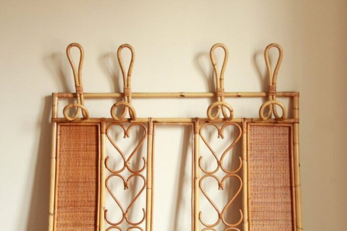 mid century entryway wall coat rack from gianni italy 1960s 7