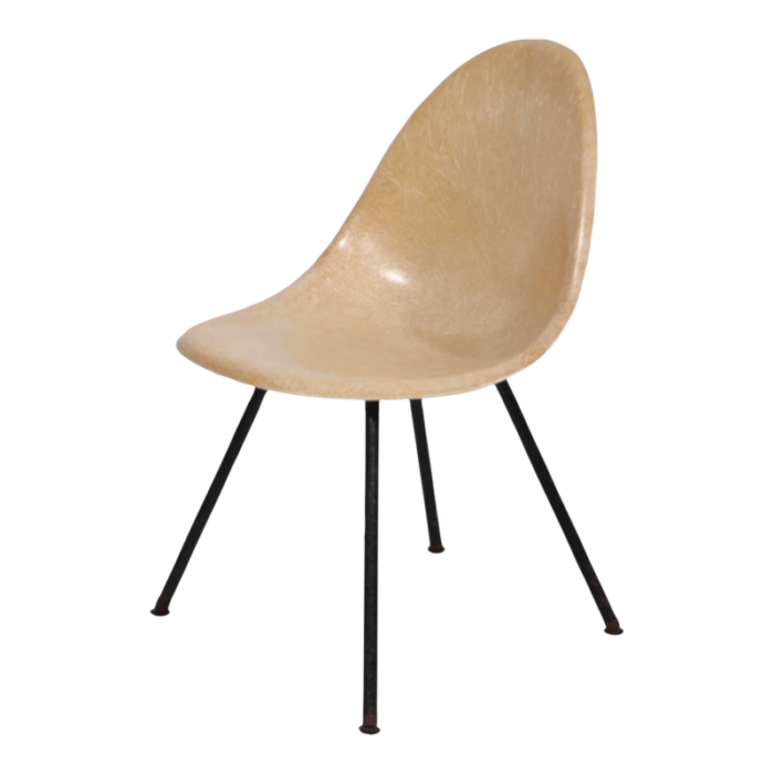 mid century fiberglass shell chair by sol fingerhut c 1950s 1019