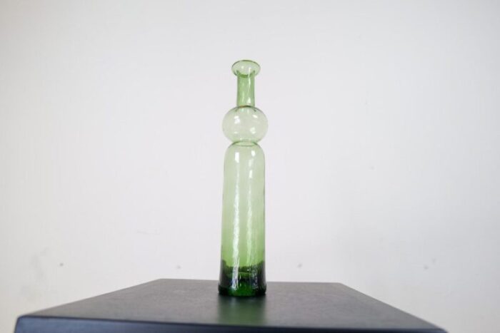 mid century finnish art glass bottle by nanny still for riihimaeki glass 1960s 5