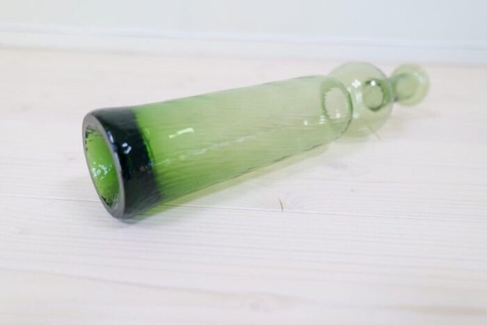 mid century finnish art glass bottle by nanny still for riihimaeki glass 1960s 9