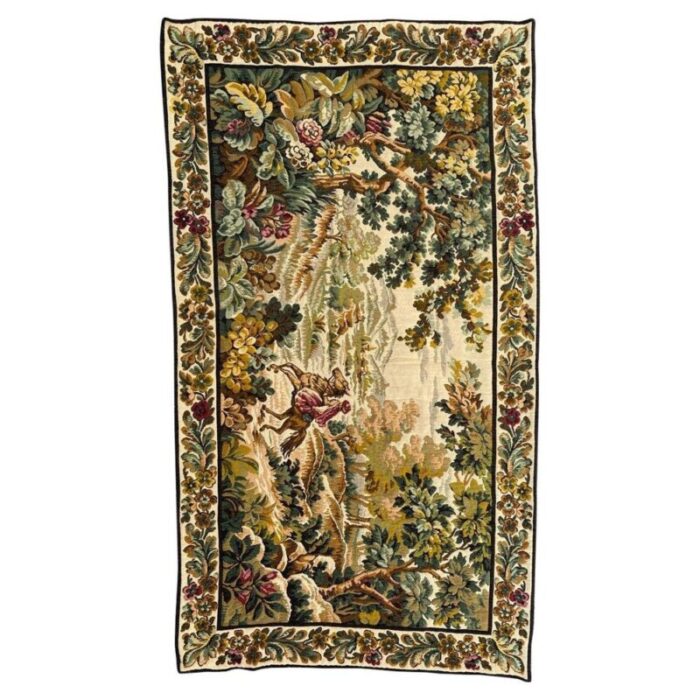 mid century french jacquard tapestry 1