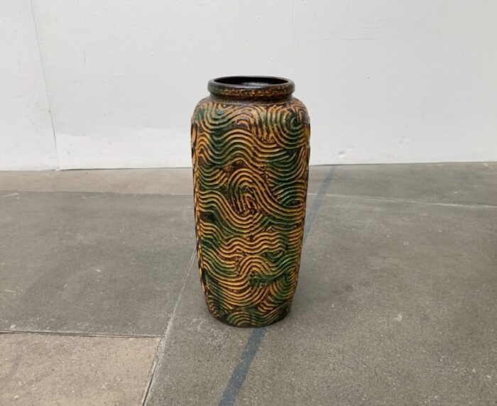 mid century german brutalist floor vase from duemler breiden 1960s 19