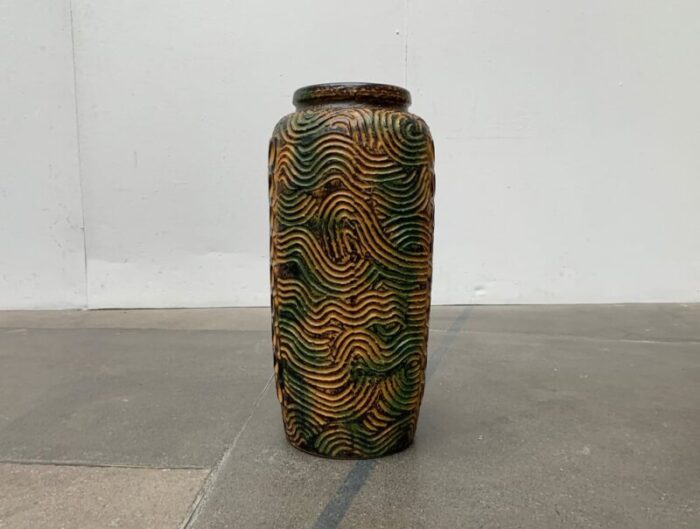 mid century german brutalist floor vase from duemler breiden 1960s 2