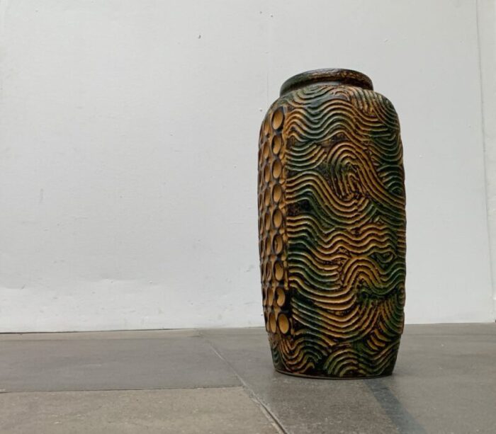 mid century german brutalist floor vase from duemler breiden 1960s 25