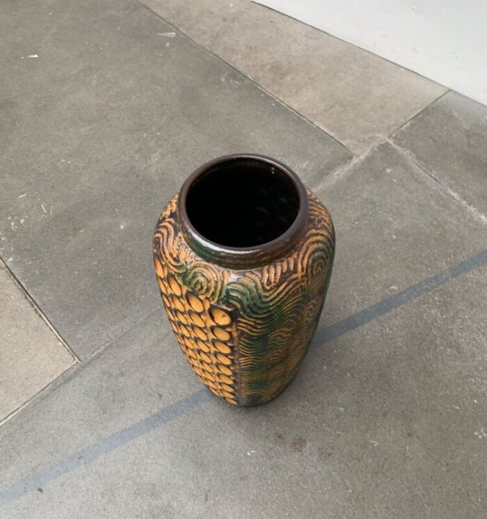 mid century german brutalist floor vase from duemler breiden 1960s 7