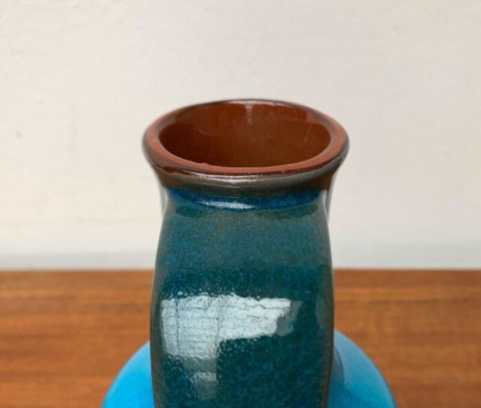 mid century german ceramic carafe vase by ursula beyrau for graeflich ortenburg keramik 1960s 15