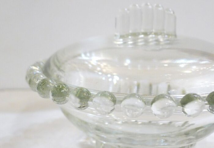 mid century glass jewelry holder 1950s 4