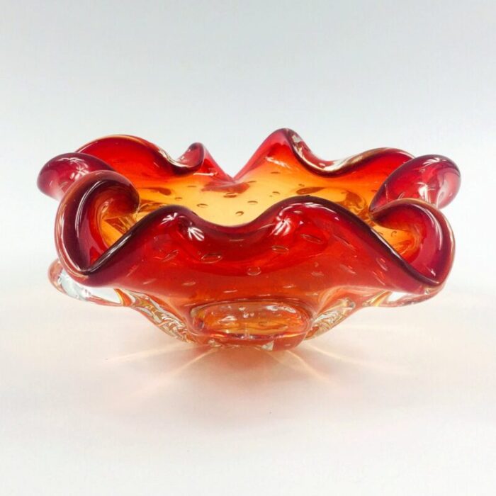 mid century italian murano glass centerpiece bowl from bullicante 1960s 1