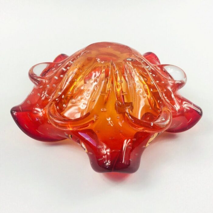 mid century italian murano glass centerpiece bowl from bullicante 1960s 9