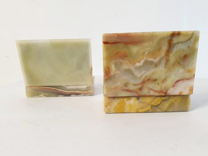 mid century italian onyx marble boxes set of 2 5