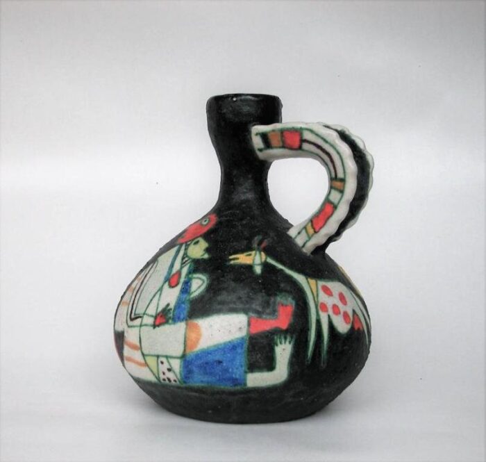 mid century italian pitcher by guido gambone 1950s 5 scaled