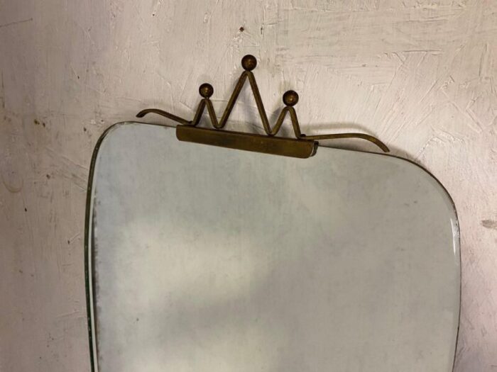 mid century kidney shaped wall mirror 5