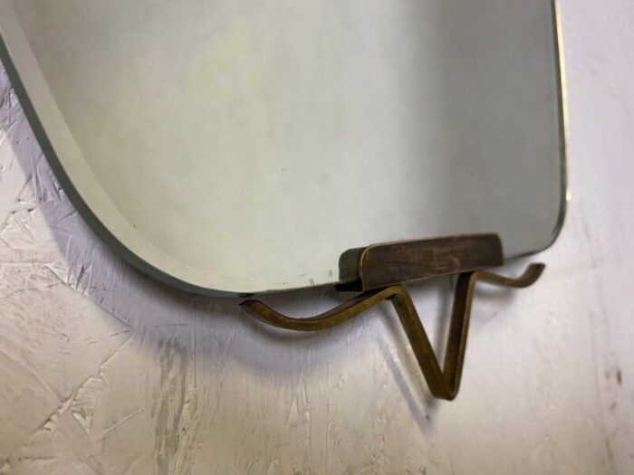 mid century kidney shaped wall mirror 8