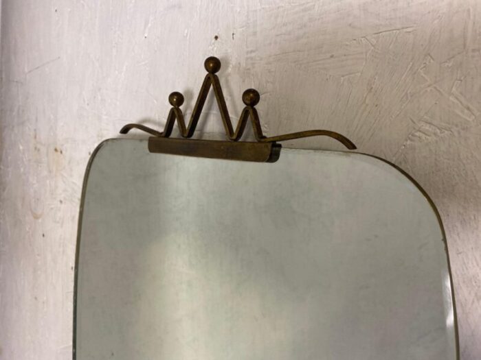 mid century kidney shaped wall mirror 9