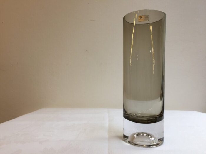 mid century las palmas glass vase by roland posch for gral glas 2