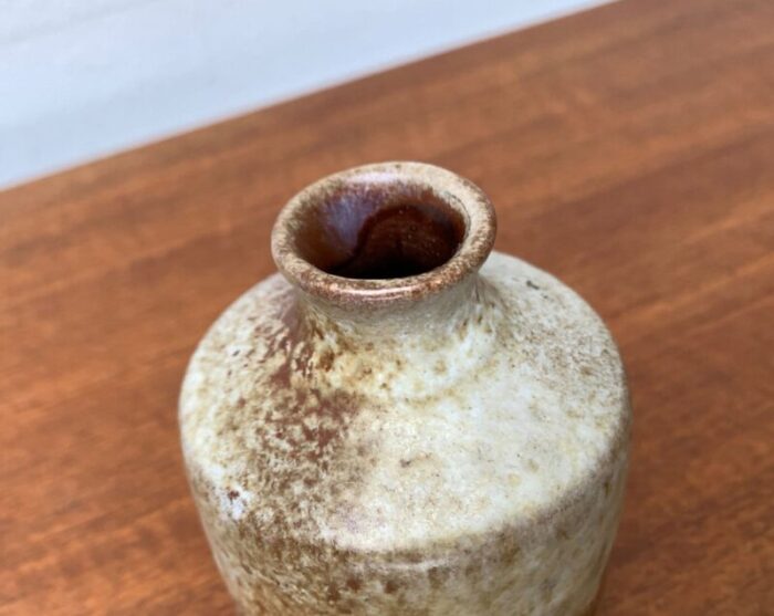 mid century minimalist pottery vase from ruscha west germany 1960s 2