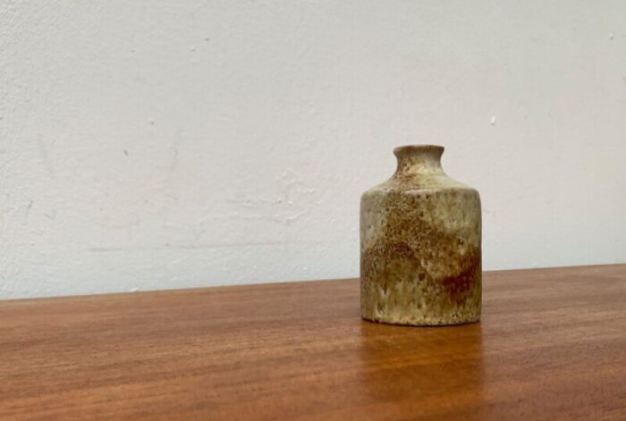 mid century minimalist pottery vase from ruscha west germany 1960s 9